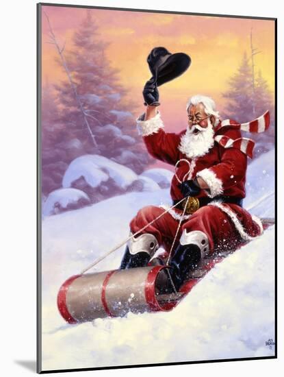 Here Comes Santa-Jack Sorenson-Mounted Art Print