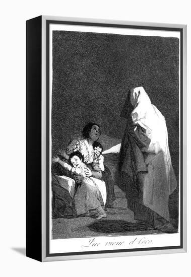 Here Comes the Bogeyman, 1799-Francisco de Goya-Framed Premier Image Canvas