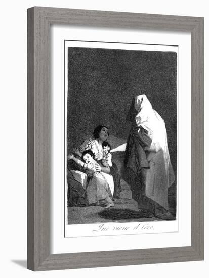 Here Comes the Bogeyman, 1799-Francisco de Goya-Framed Giclee Print