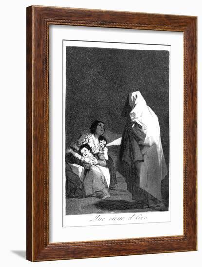 Here Comes the Bogeyman, 1799-Francisco de Goya-Framed Giclee Print