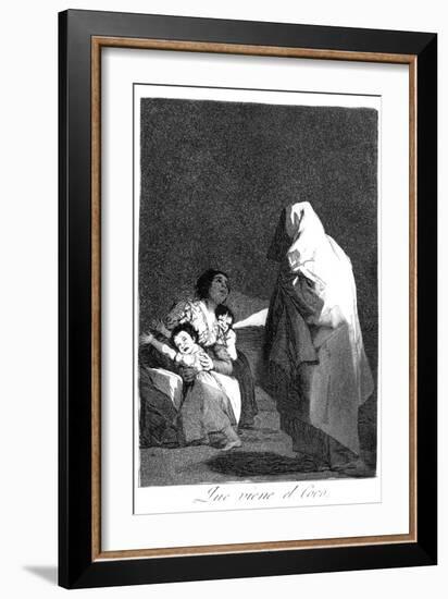 Here Comes the Bogeyman, 1799-Francisco de Goya-Framed Giclee Print