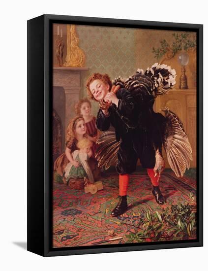 Here Comes the Gobbler..., C.1877-Sophie Anderson-Framed Premier Image Canvas