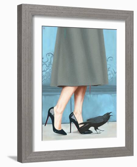 Here Comes the Queen-Alexander Grahovsky-Framed Art Print