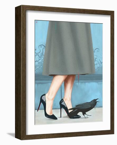 Here Comes the Queen-Alexander Grahovsky-Framed Art Print