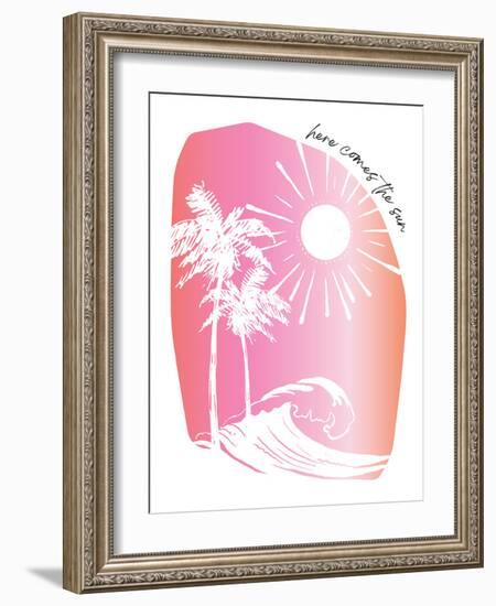 Here Comes The Sun Pinks-Jennifer McCully-Framed Art Print