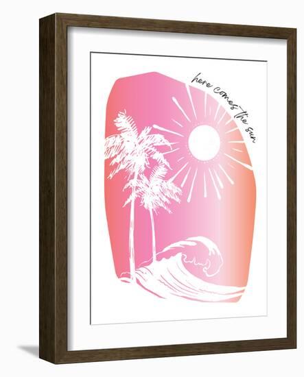 Here Comes The Sun Pinks-Jennifer McCully-Framed Art Print