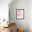 Here Comes The Sun Pinks-Jennifer McCully-Framed Art Print displayed on a wall