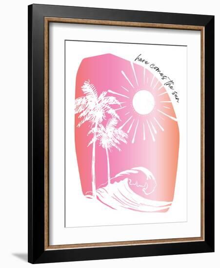 Here Comes The Sun Pinks-Jennifer McCully-Framed Art Print