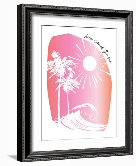 Here Comes The Sun Pinks-Jennifer McCully-Framed Art Print