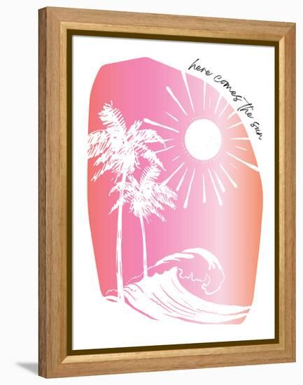 Here Comes The Sun Pinks-Jennifer McCully-Framed Stretched Canvas