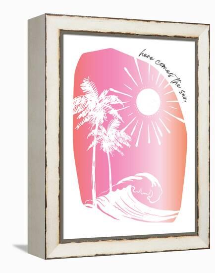 Here Comes The Sun Pinks-Jennifer McCully-Framed Stretched Canvas