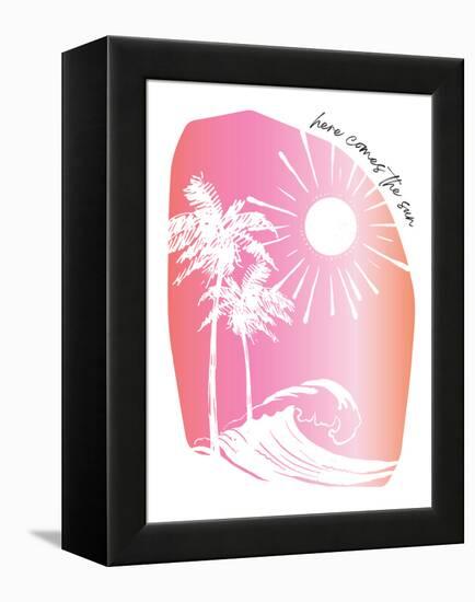 Here Comes The Sun Pinks-Jennifer McCully-Framed Stretched Canvas