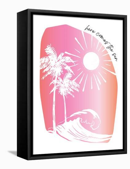 Here Comes The Sun Pinks-Jennifer McCully-Framed Stretched Canvas