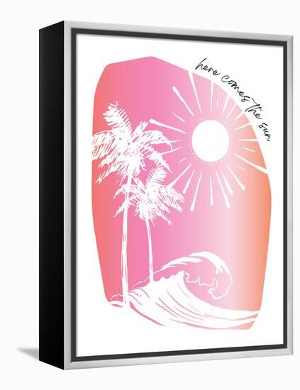 Here Comes The Sun Pinks-Jennifer McCully-Framed Stretched Canvas