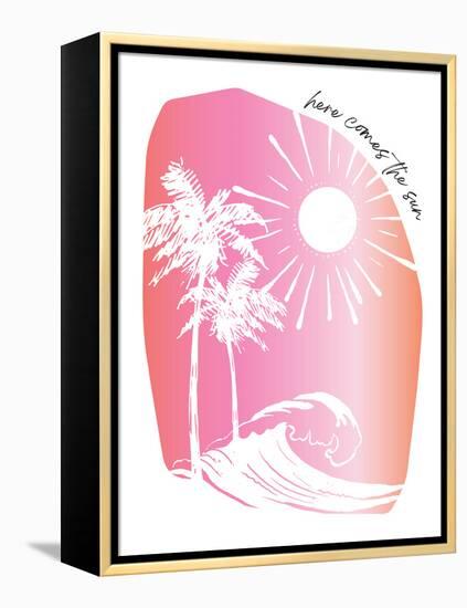 Here Comes The Sun Pinks-Jennifer McCully-Framed Stretched Canvas