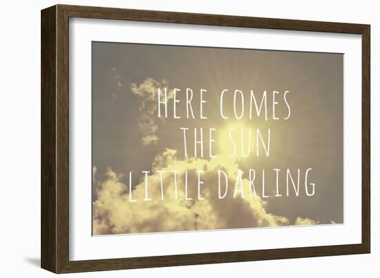 Here Comes the Sun-Vintage Skies-Framed Giclee Print