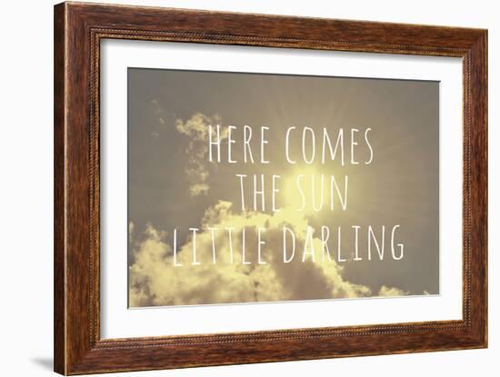 Here Comes the Sun-Vintage Skies-Framed Giclee Print