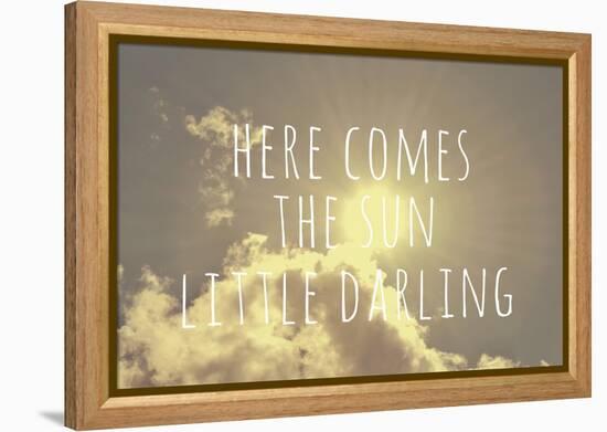 Here Comes the Sun-Vintage Skies-Framed Premier Image Canvas