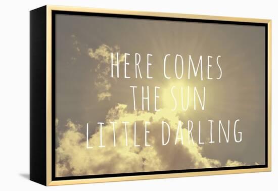 Here Comes the Sun-Vintage Skies-Framed Premier Image Canvas