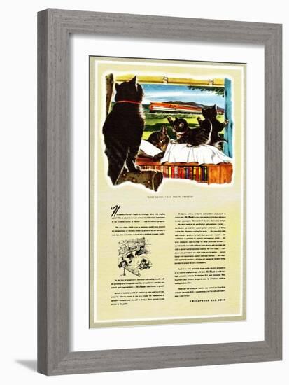 Here Comes Your Train, Chester-Charles Bracker-Framed Giclee Print