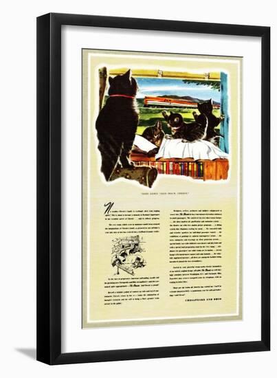 Here Comes Your Train, Chester-Charles Bracker-Framed Giclee Print