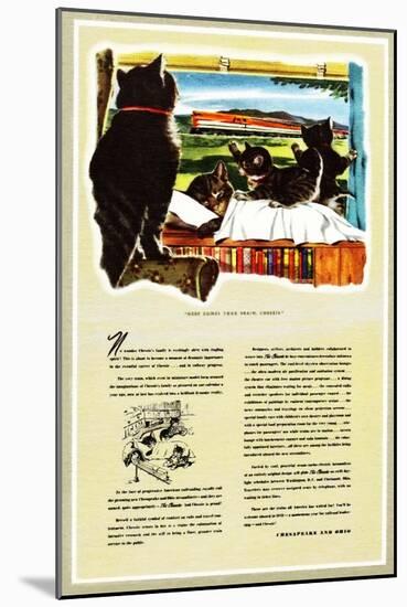 Here Comes Your Train, Chester-Charles Bracker-Mounted Giclee Print