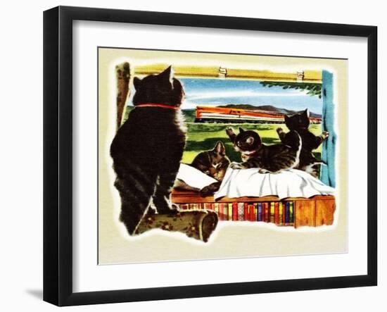 Here Comes Your Train, Chester-Charles Bracker-Framed Giclee Print