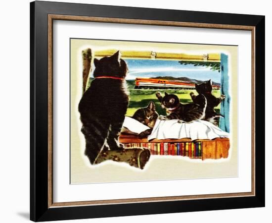 Here Comes Your Train, Chester-Charles Bracker-Framed Giclee Print