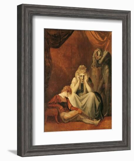 Here I and Sorrow Sit", Act II Scene I of "King John" by William Shakespeare 1783-Henry Fuseli-Framed Giclee Print