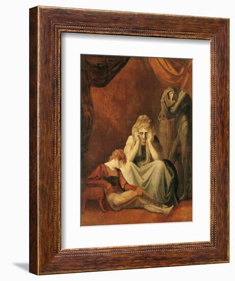 Here I and Sorrow Sit", Act II Scene I of "King John" by William Shakespeare 1783-Henry Fuseli-Framed Giclee Print