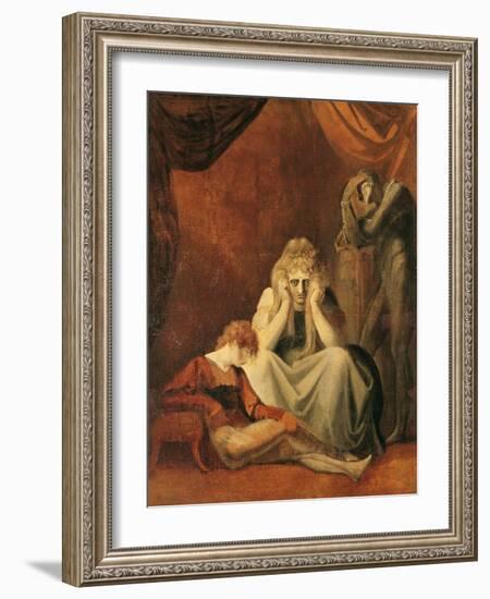 Here I and Sorrow Sit", Act II Scene I of "King John" by William Shakespeare 1783-Henry Fuseli-Framed Giclee Print