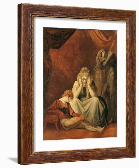 Here I and Sorrow Sit", Act II Scene I of "King John" by William Shakespeare 1783-Henry Fuseli-Framed Giclee Print