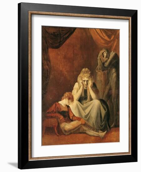 Here I and Sorrow Sit", Act II Scene I of "King John" by William Shakespeare 1783-Henry Fuseli-Framed Giclee Print