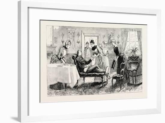 Here I Was Indeed Made Most Comfortable for a Short, a Too Short, Time, 1888-null-Framed Giclee Print