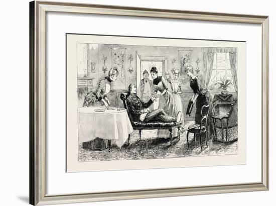 Here I Was Indeed Made Most Comfortable for a Short, a Too Short, Time, 1888-null-Framed Giclee Print