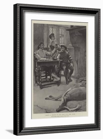 Here's a Health to the Lass!-John Scott-Framed Giclee Print