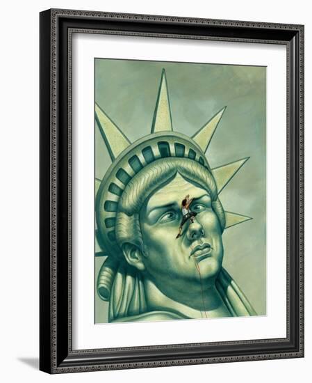 Here's Looking Achoo!, 2000 (Acrylic on Illustration Board)-Anita Kunz-Framed Giclee Print