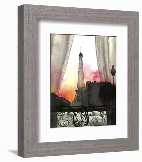 Here’s Looking at You Paris-Jessica Durrant-Framed Art Print