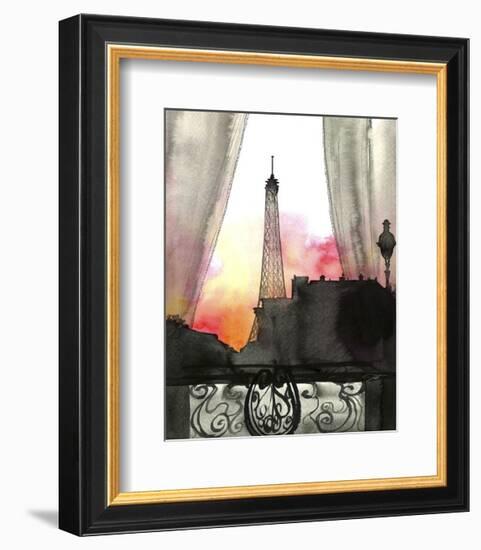 Here’s Looking at You Paris-Jessica Durrant-Framed Art Print