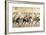 Here the French are Fighting, Detail from the Bayeux Tapestry, Before 1082-null-Framed Giclee Print