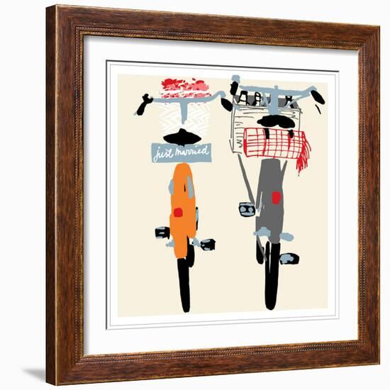 Here We Go-Jenny Frean-Framed Giclee Print