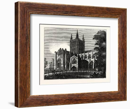 Hereford Cathedral, UK-null-Framed Giclee Print