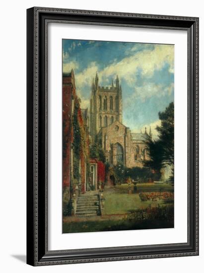 Hereford Cathedral-John William Buxton Knight-Framed Giclee Print