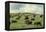 Hereford Cattle Grazing on Hill-James Randklev-Framed Premier Image Canvas
