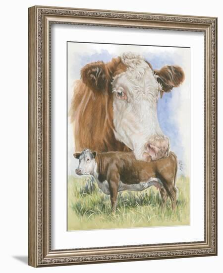 Hereford-Barbara Keith-Framed Giclee Print