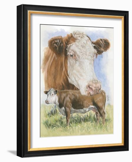 Hereford-Barbara Keith-Framed Giclee Print