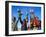 Herero Children Selling Herero Dolls, Damaraland, Kunene Region, Namibia, Africa-Nico Tondini-Framed Photographic Print