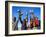 Herero Children Selling Herero Dolls, Damaraland, Kunene Region, Namibia, Africa-Nico Tondini-Framed Photographic Print