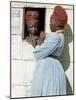 Herero Tribeswomen Wearing Turban and Dangling Earrings, Windhoek, Namibia 1953-Margaret Bourke-White-Mounted Photographic Print