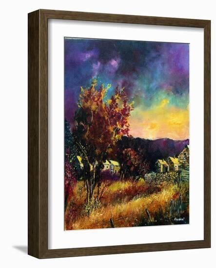 Herhet village ardennes belgium-Pol Ledent-Framed Art Print